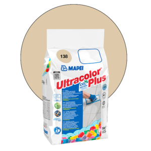 Mapei Ultracolor Plus 138 KG 5 stucco per piastrelle colore Mandorla