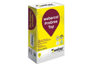 webercol ProGres Top S1 grigio kg 25 adesivo cementizio a deformabilità migliorata Weber