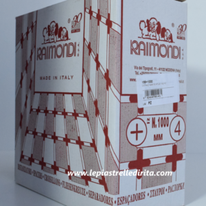 Raimondi DISTANZIATORE 4 MM A CROCE per piastrelle Conf.1000pz