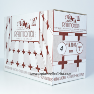 Raimondi DISTANZIATORE 4 MM A “T” per piastrelle Conf.1000pz