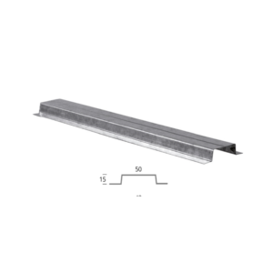 Omega 15/50/15 (per contropareti) zincato mt. 3 per cartongesso