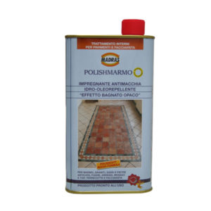 Polishmarmo 1LT impregnante tonalizzante antimacchia idro-oleorepellente “effetto bagnato” opaco - Madras