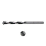 Fischer SDX 9/80/120 Punta per trapano e avvitatore cilindrica a due taglienti ideale per calcestruzzo, adatta anche per muratura