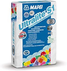 Mapei Ultralite S1 grigio kg 15 collante per piastrelle