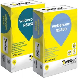 webercem rs 350 bianco kg 25 rasante per intonaci interni ed esterni WEBER