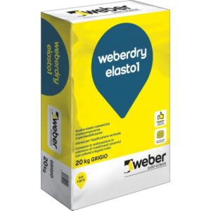 weberdry elasto1 kg 20 Guaina elasto-cementizia monocomponente impermeabilizzante WEBER