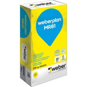 weberplan mr81 massetto pronto kg 25 ad essicazione medio rapida WEBER