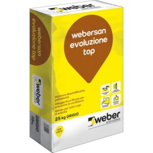 webersan evoluzione top kg 25 intonaco deumidificante WEBER