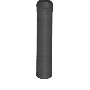 Tubo Canna Fumaria 80mm x 200cm Acciaio Inox 316L Nero Roccheggiani SPGN