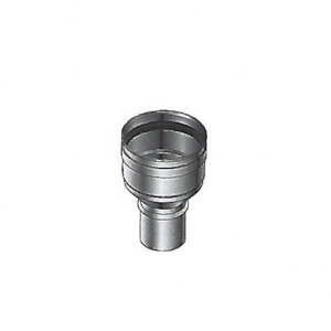 RIDUZIONE 120F/100M  ACCIAIO INOX AUSTENITICO AISI 316L (1.4404) spessore 0,5 mm parete singola anti-condensa Roccheggiani