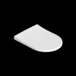 Sedile per vaso Soft-close Eco in resina inalterabile antibatterica bianco lucido - Catalano Sfera