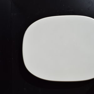 SEDILE per vaso TOSCA SENESI colore bianco in RPC ( resina poliestere colato)