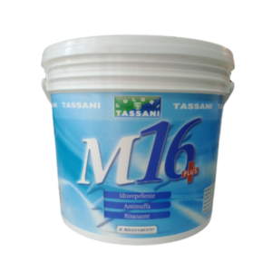 Tassani M16 PLUS 4 LT Pittura risananate igienizzante idrorepellente antimuffa bianca