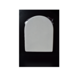 Sedile per vaso Sfera nuovo colore bianco in RPC ( resina poliestere colato) - Catalano