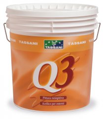 Tassani Q TRE 14 LT PITTURA RIEMPITIVA ACRILICA AL QUARZO BIANCA PER ESTERNI