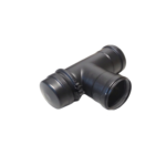TI – FF con tappo isp. 80 mm Inox 316L Nero AISI 316L monoparete Roccheggiani