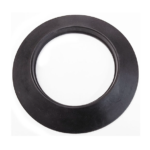 ROSONE NERO IN SILICONE IGNIFUGO 100 MM per rifinitura canne fumarie SPGN  Roccheggiani