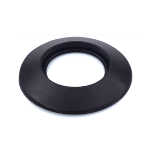 ROSONE NERO IN SILICONE IGNIFUGO 80 MM per rifinitura canne fumarie SPGN  Roccheggiani