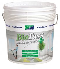 Tassani BIOTASS 14 LT+ Idropittura murale lavabile antimuffa per interno bianco