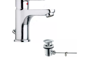 Paffoni BLU MISCELATORE LAVABO CON PILETTA DI SCARICO 1″1/4 BLU075CR