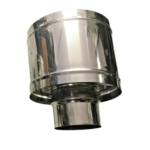 Cappello Antintemperie Ø 200 mm - Acciaio INOX 316L (AISI 316L) - Monoparete Roccheggiani