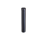 Tubo Canna Fumaria 100mm x 50cm Acciaio Inox 316L Nero Roccheggiani SPGN