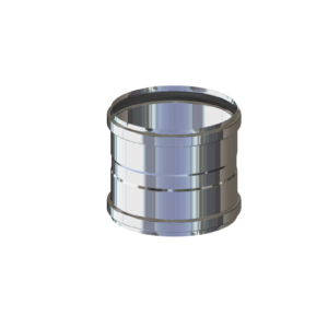 Manicotto FF – Ø 140 mm – L. 13,5 cm Inox AISI 316L monoparete Roccheggiani