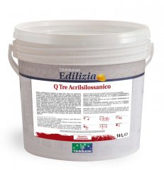 Tassani Q TRE ACRILSILOSSANICO 14 LT Pittura acrilsilossanica riempitiva al quarzo bianca