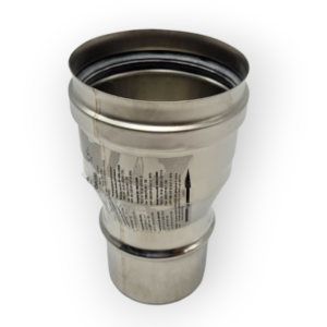 Riduzione 100F/80M Inox AISI 316L monoparete Roccheggiani