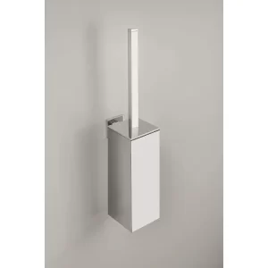 Porta Scopino muro Basic Q Colombo in ottone cromato