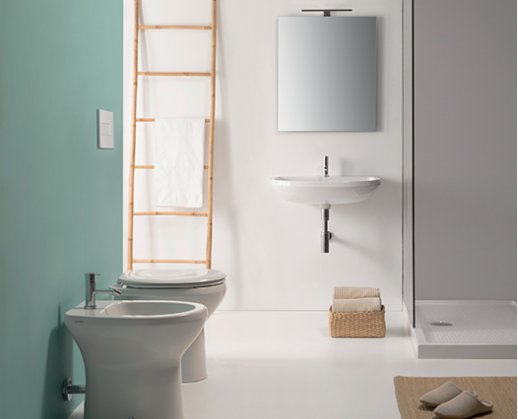LAVABO ARIANNA 60X50 SOSPESO CERAMICA GLOBO - immagine 4