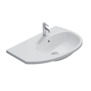 LAVABO GRACE SINISTRO 69X45 BIANCO CERAMICA GLOBO