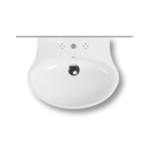 LAVABO SOSPESO 68 X 48 BIANCO - HATRIA NIDO