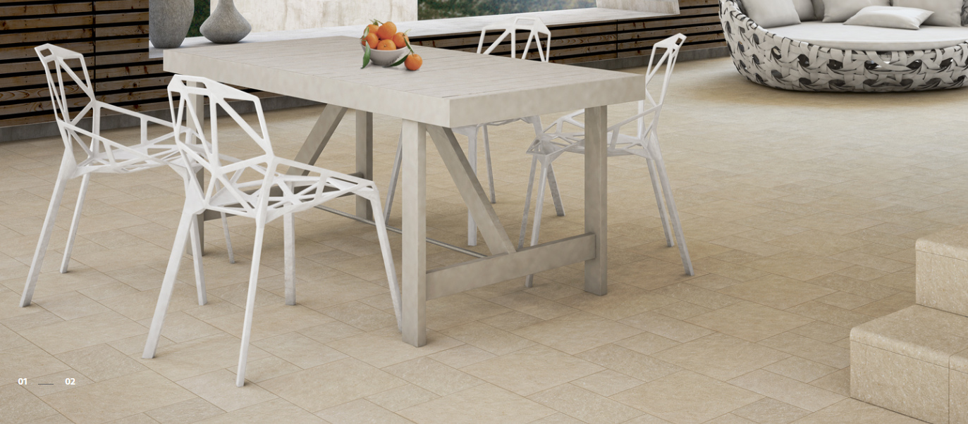 PIASTRELLE PORFIDO BIANCO 15 X 15 PORCELLANATO CIPA GRES - immagine 2