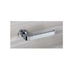 Porta Rotolo Muro Nordic reversibile Colombo in ottone cromato