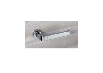 Porta Rotolo Muro Nordic reversibile Colombo in ottone cromato