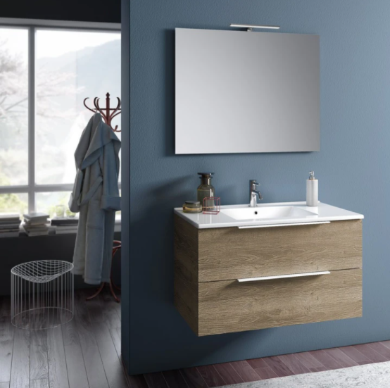 MOBILE SOSPESO 100 cm LUNA ROVERE MIELE - TFT