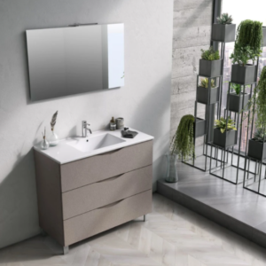 MOBILE A TERRA 100 cm MARTE AVANA PIETRA - TFT