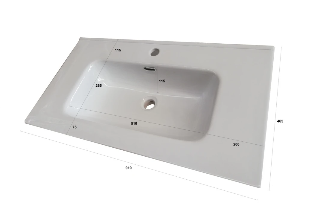MOBILE SOSPESO 60 cm LUNA BIANCO LONDRA - TFT - immagine 3