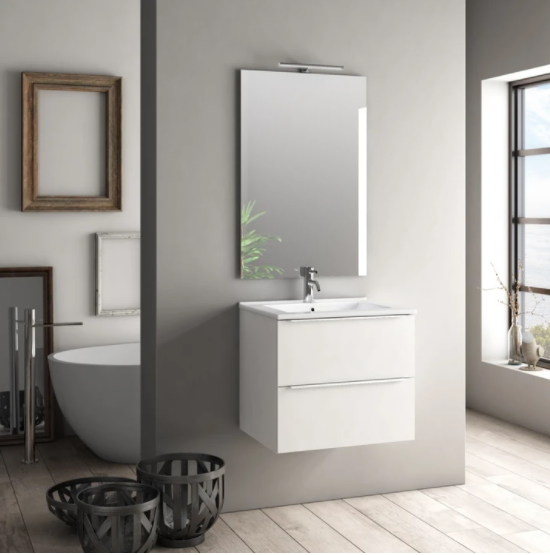 MOBILE SOSPESO 60 cm LUNA BIANCO LONDRA - TFT