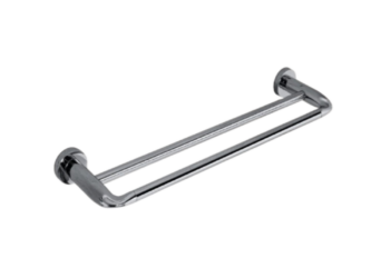 Porta Salvietta doppio Basic Colombo in ottone cromato