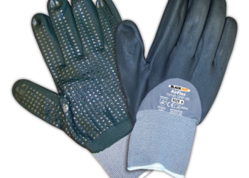 Guanti Black Dot Airflex Australian Tg. 8 Nero traspirante areato