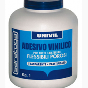 Univil Adesivo vinilico barattolo 1Kg - Saratoga