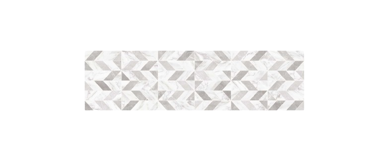 PIASTRELLE MARBLEPLAY DECORO NAOS WHITE 30 X 90 RETTIFICATO MARAZZI