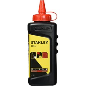 Flacone polvere traccialinee rossa gr 225 STANLEY