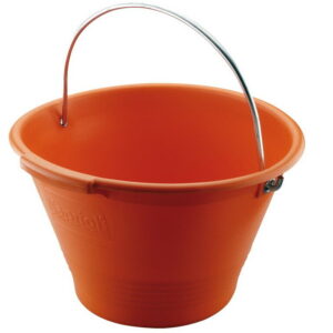 Secchio in plastica arancio 10 lt - Kapriol
