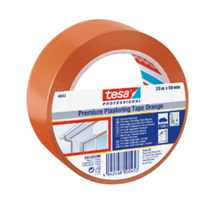 Nastro gommato in PVC arancio 33x50mm Tesa