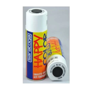 Smalto spray Happy color Alta temperatura Nero 400ml - Saratoga