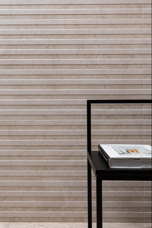 PIASTRELLE ALBA ARENA STRUTTURA WALLTONE 30 X 90 MARAZZI - immagine 3