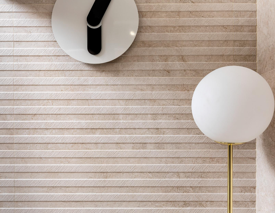 PIASTRELLE ALBA ARENA STRUTTURA WALLTONE 30 X 90 MARAZZI - immagine 2